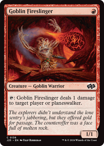 Goblin Fireslinger [Foundations Jumpstart]