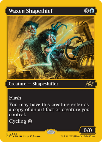 Waxen Shapethief (First-Place Foil) [Aetherdrift]