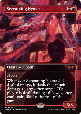 Screaming Nemesis (Borderless) [Duskmourn: House of Horror]