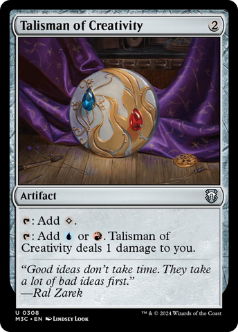 Talisman of Creativity [Modern Horizons 3 Commander]