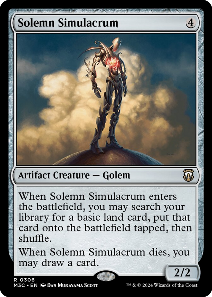 Solemn Simulacrum [Modern Horizons 3 Commander]