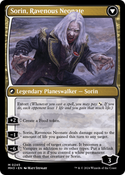 Sorin of House Markov // Sorin, Ravenous Neonate [Modern Horizons 3]